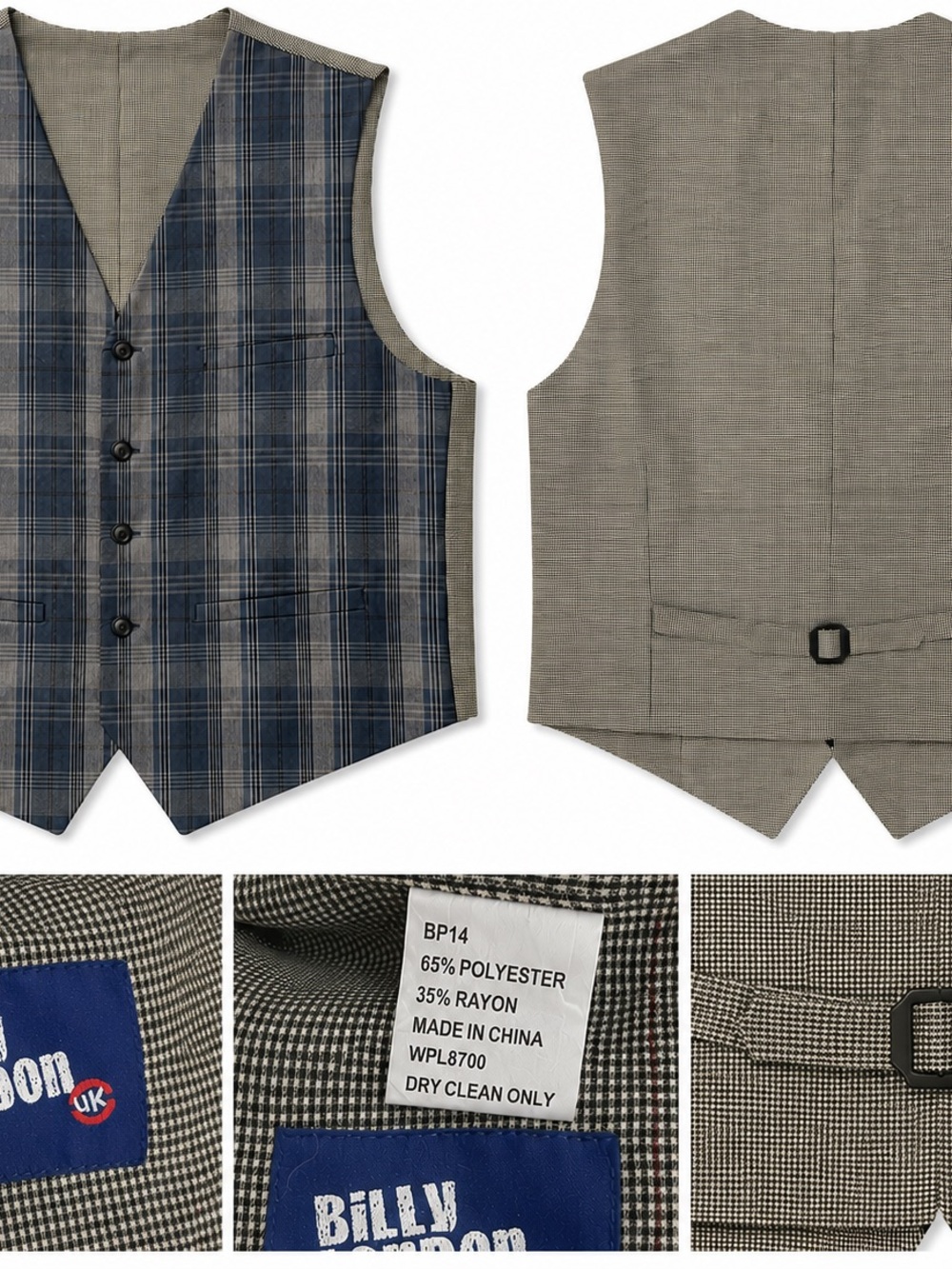 Alfani Men’s Vest – XXL – Billy London UK Inspired Pattern